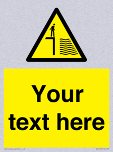 Custom Deep Water Sign